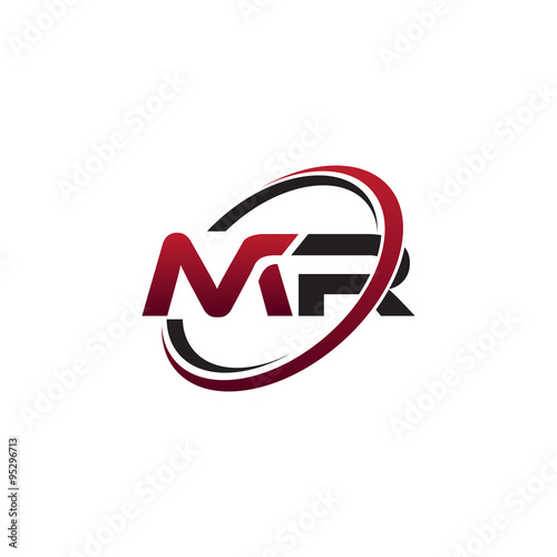 Modern Initial Logo Circle MR