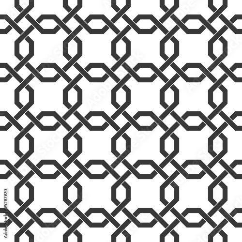 Monochromatic seamless trellis pattern