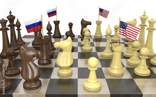 Russia and United States foreign policy strategy and power struggle
