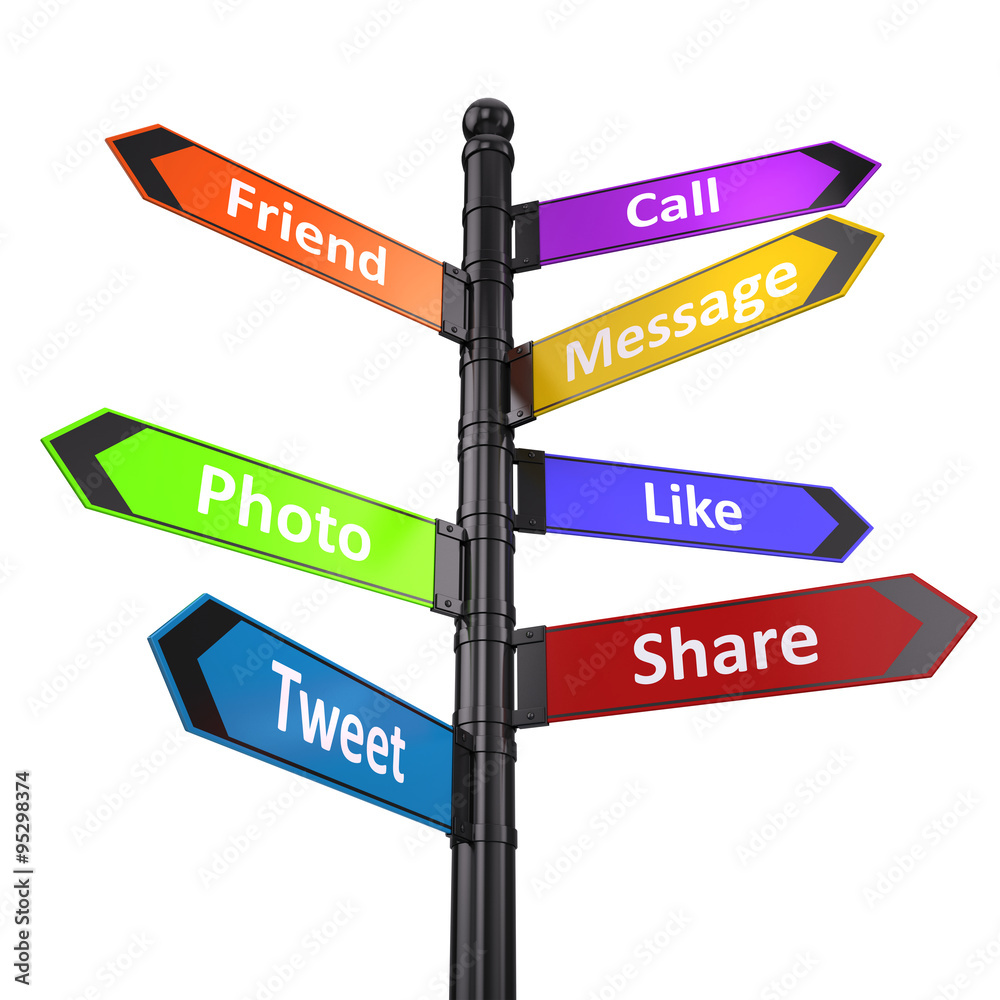 Social media networking concept Social media networking concept