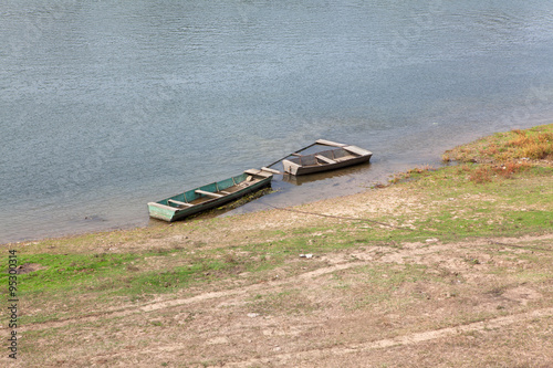 wooden fishing boats