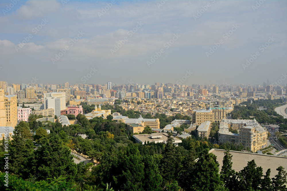 The city, Baku, Azerbaijan