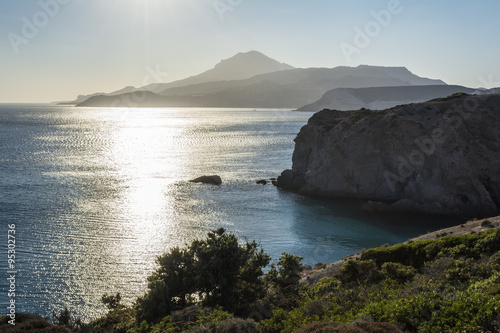 Sunset at the island of Milos.