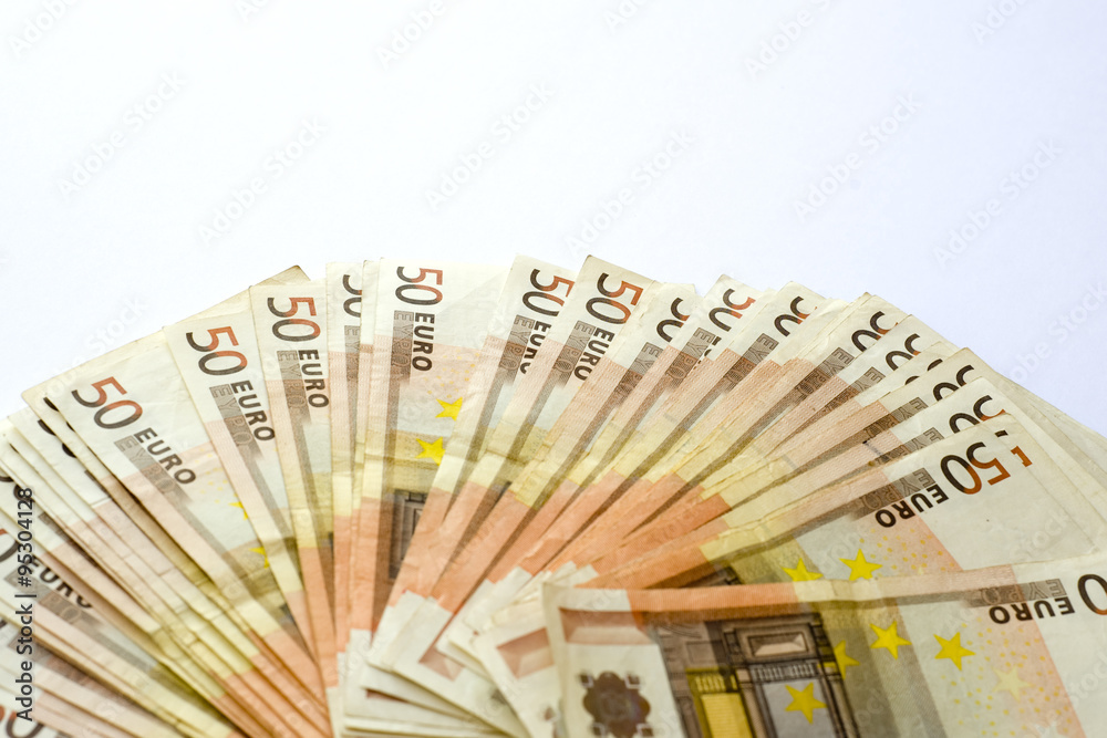 Conceptual euro paper money banknote with a sand glass Conceptual euro paper money banknote with a sand glass
