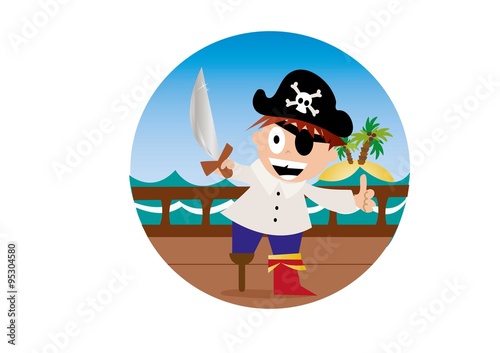 pirat,znaczek