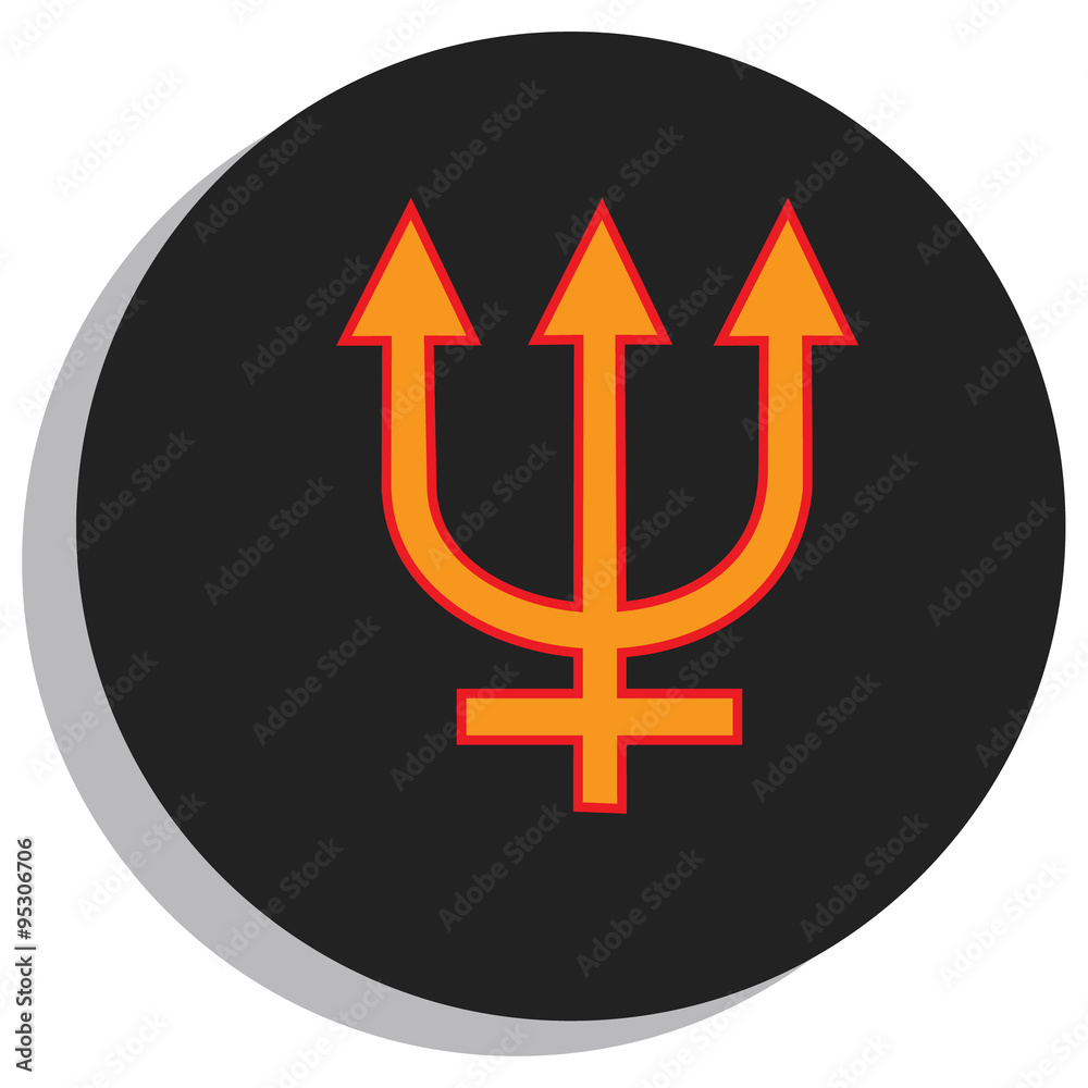 Obraz premium Neptune symbol