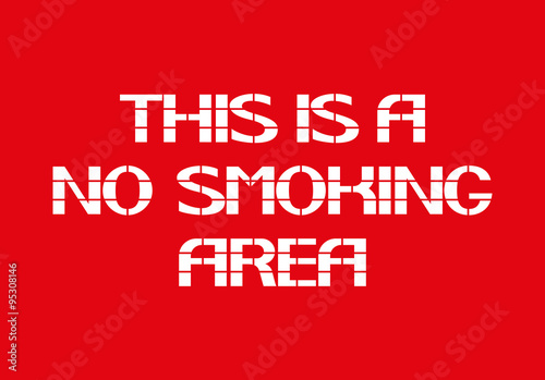 Wallpaper Mural This Is A No Smoking Area Torontodigital.ca