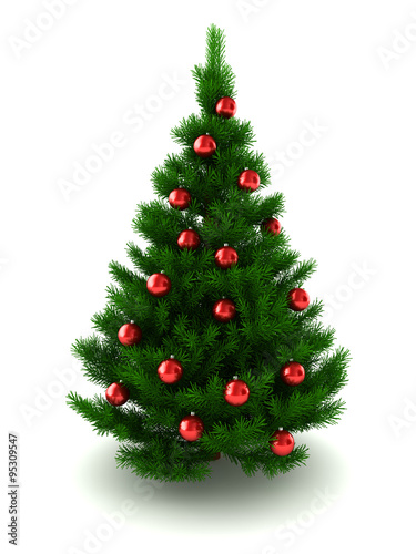 decorated Christmas tree