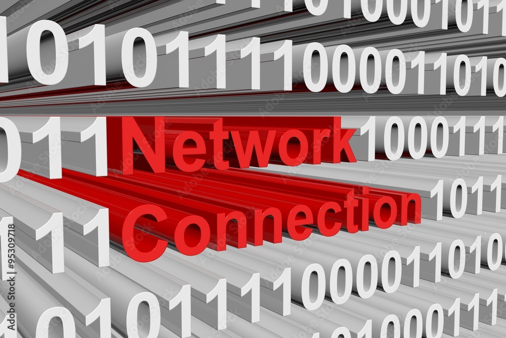 network connection is represented as a binary code