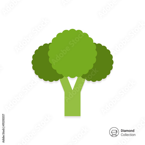 Broccoli curd icon