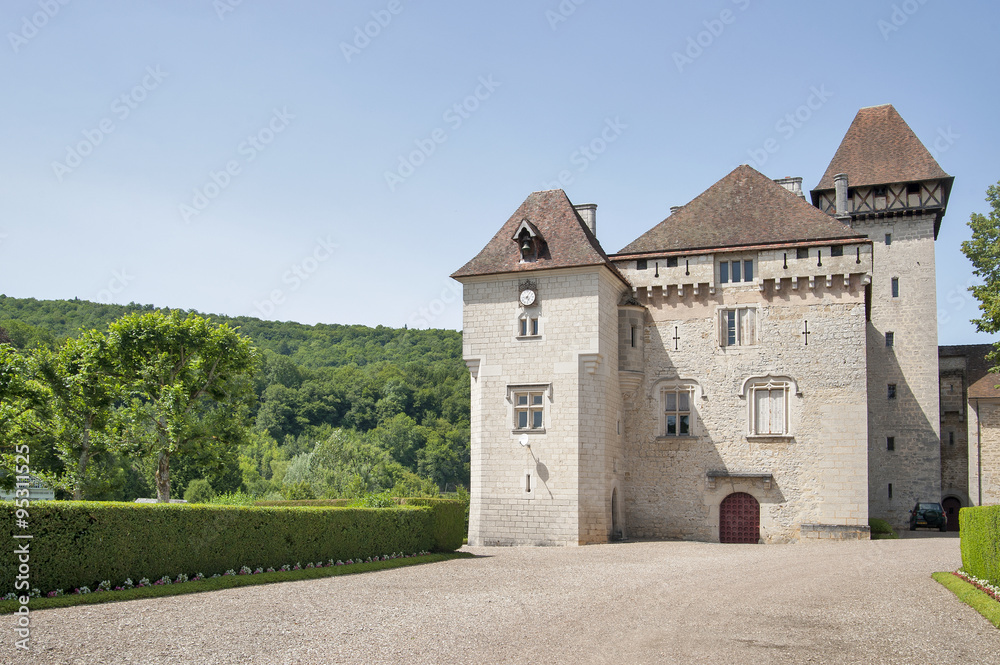 Castle of Clermont (fr.Château de Cléron). Region Franche-Comt