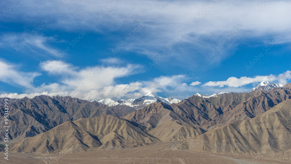 Leh mountain landscape, Leh, Ladakh