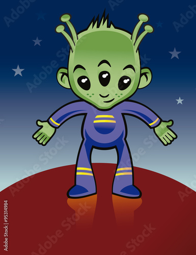 niño extraterrestre