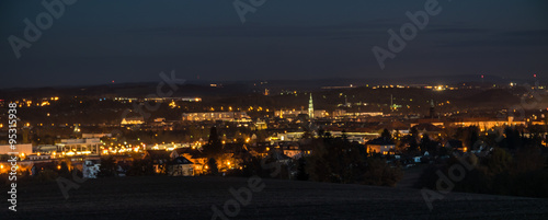 Nachtpanorama von Zwickau