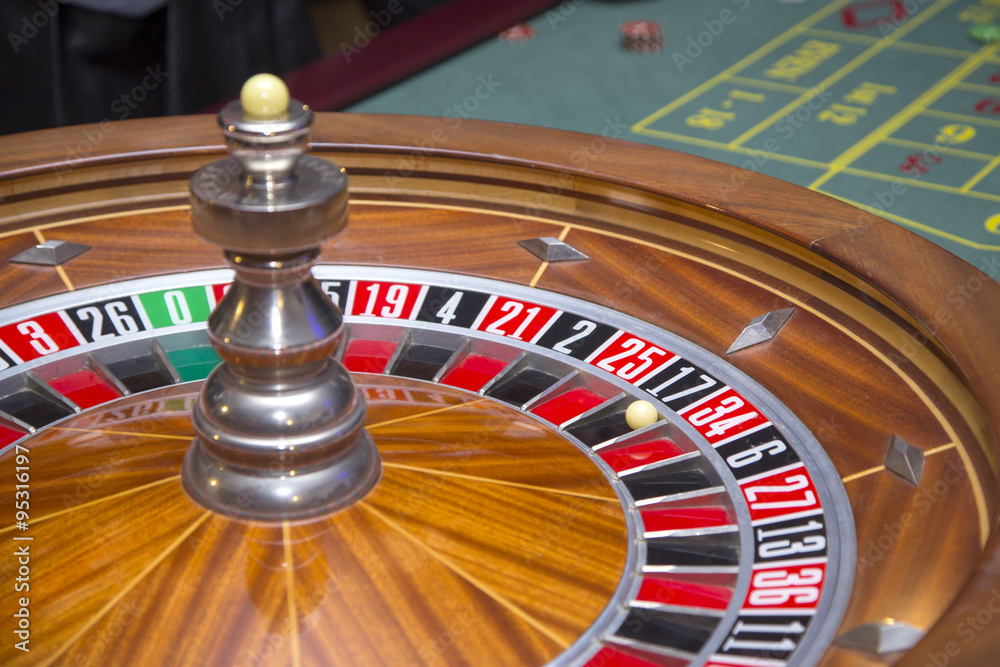 image of casino roulette in motion image of casino roulette in motion