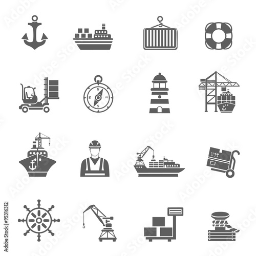 Sea Port Icons