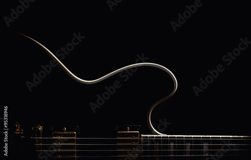 Obraz na płótnie Streszczenie gitara elektryczna