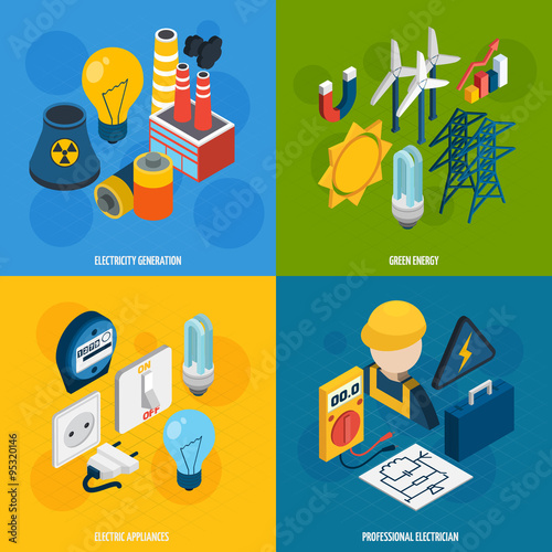 Electricity Isometric Set