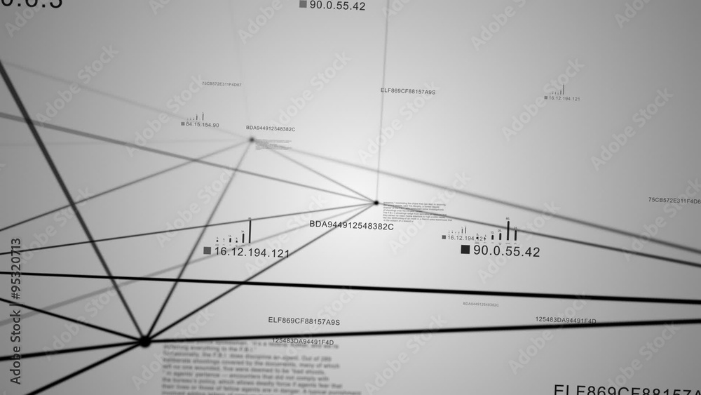 Cloud Plexus Computed Loop Technology Line Dot White Economy Business Cloud Plexus Computed Loop Technology Line Dot White Economy Business