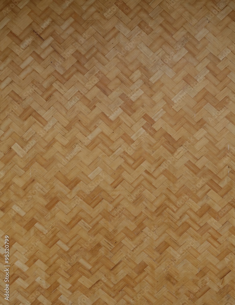 Woven bamboo wall background Woven bamboo wall background