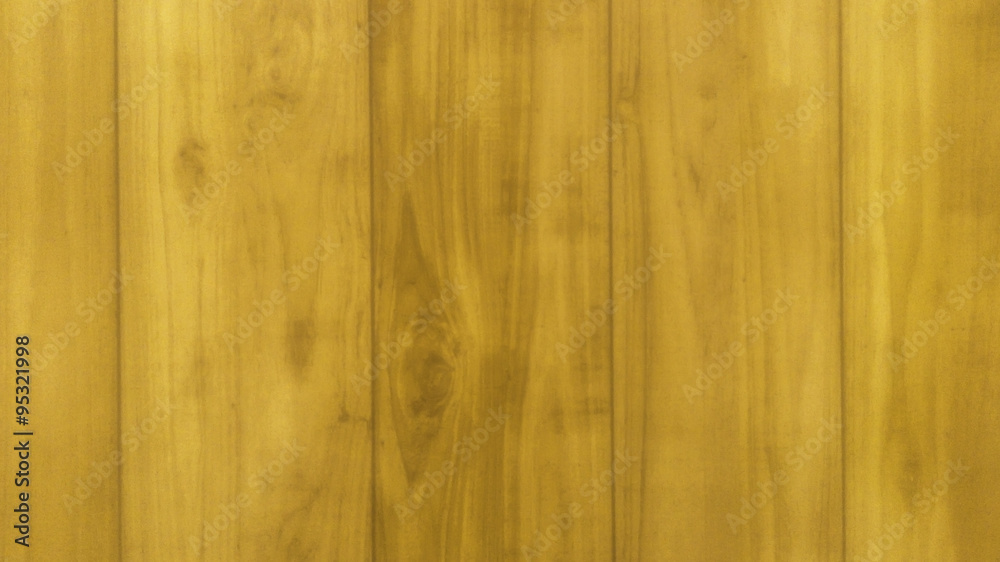 Fototapeta premium Wood surface gold background with a pattern board