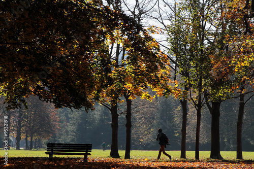 Le Parc de la Tête d'Or à Lyon est un des plus grands parcs urbains d'Europe photo