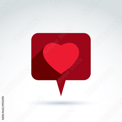 Free Download Family consultation symbol, speech bubble with love sign, valent - GFXLoad