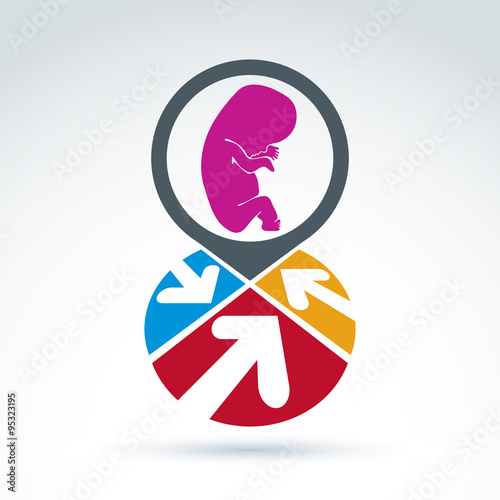 Colorful corporate brand ic...