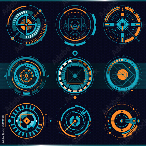 Touch HUD Interface Set