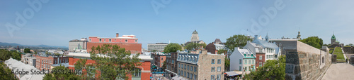 Panoramic View Qu  bec City  Downtown  view from city wall Qu  bec Canada
