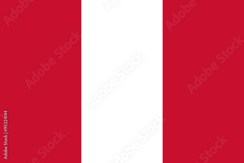 Free Download Civil flag of Peru in official colors and proportions - GFXLoad