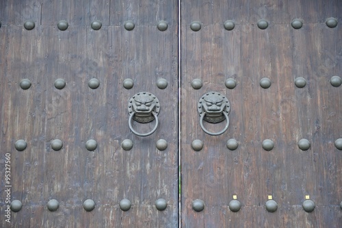 Lion doors knocker