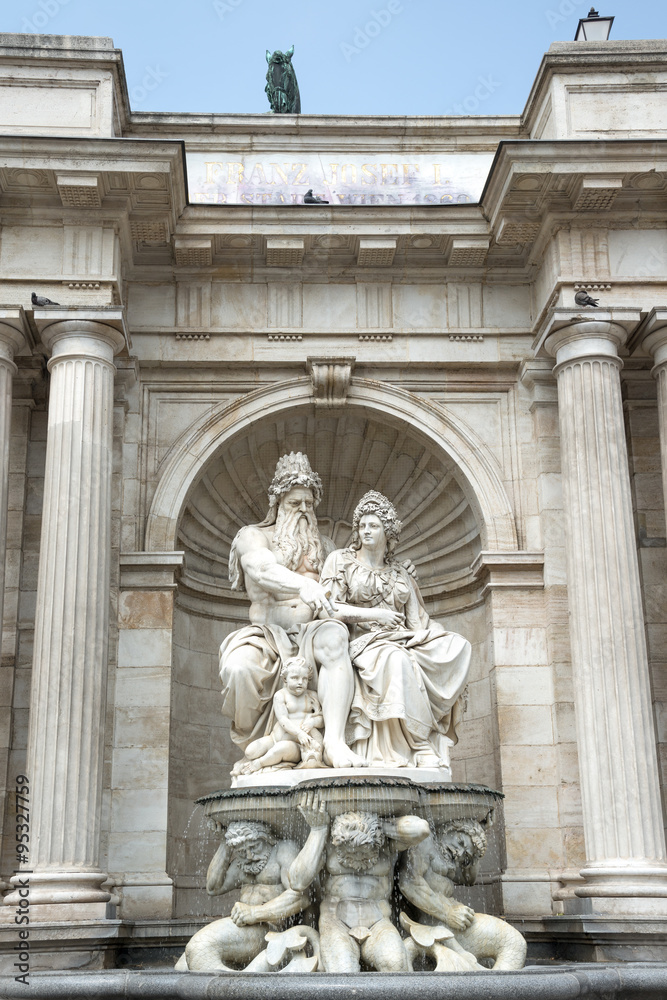 Neptune Fountain- Vienna