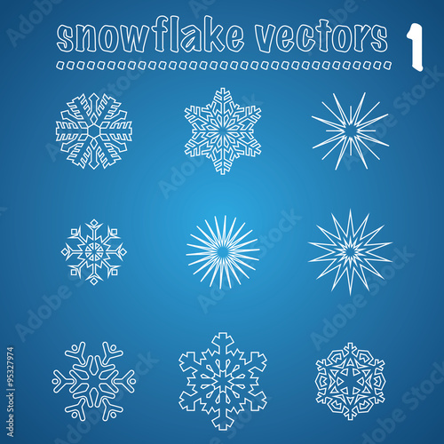 snowflake vector 1 