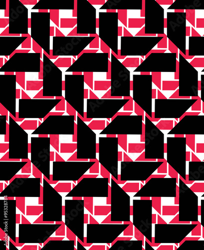 Colorful endless vector tex...