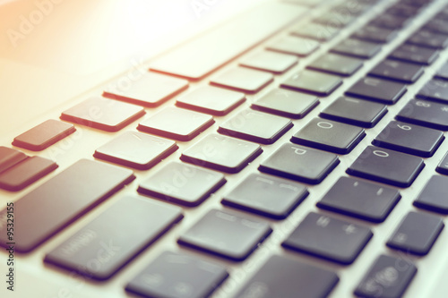 keyboard of laptop computer