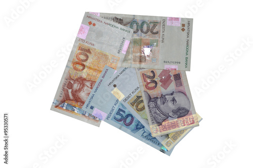 kuna croatian currency banknotes arrow