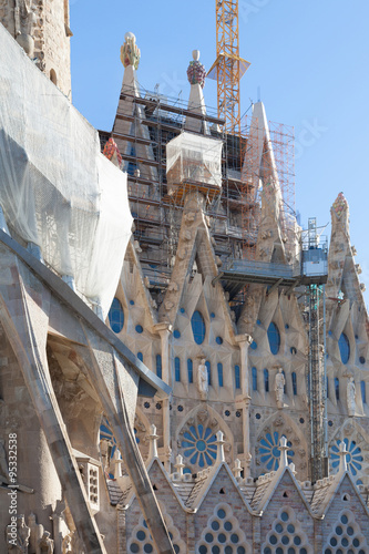 Sagrada Familia in Barcelona, Spain