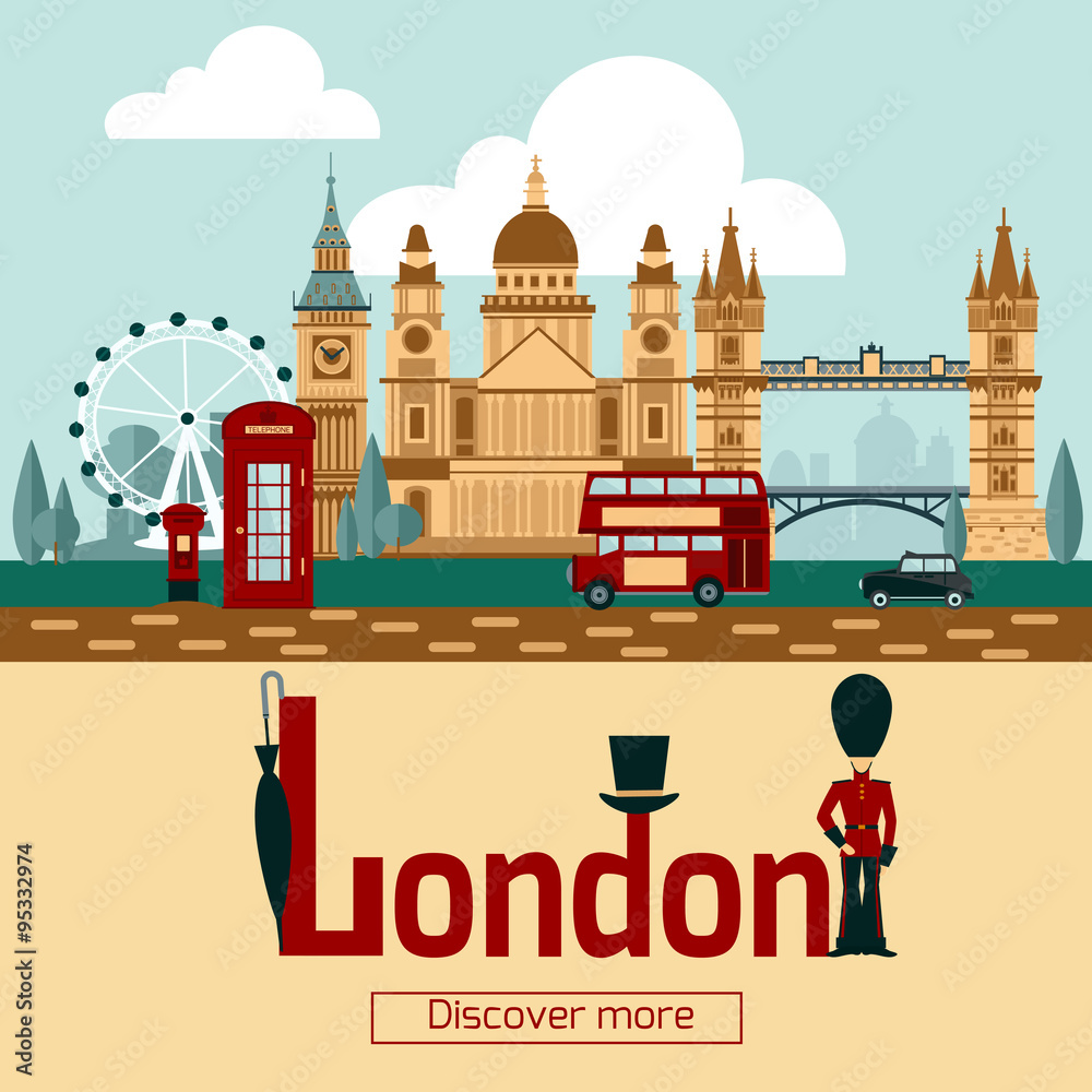 London Touristic Poster