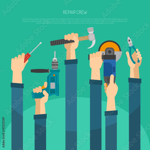 Hands With Tools