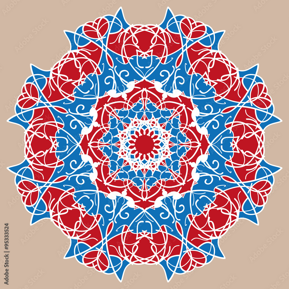 The circular pattern mandala.