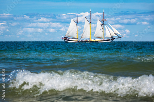 Segelschiff auf der Ostsee