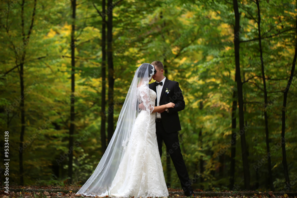 Young wedding couple Young wedding couple