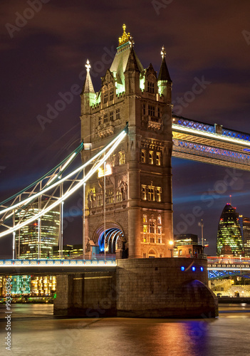 The famous Tower Bridge in London #95334536