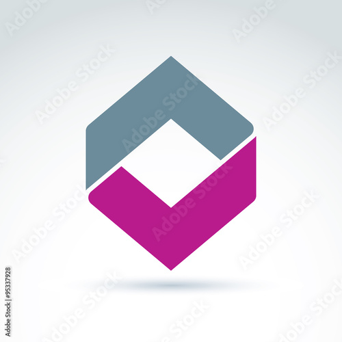 Geometric abstract icon, ab...
