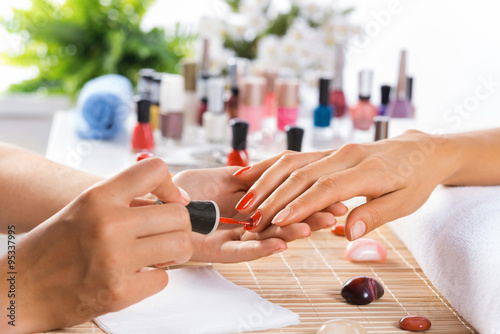 Manicure procedure