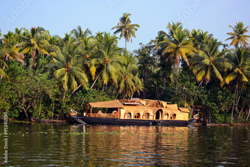 Traditional rice boat 