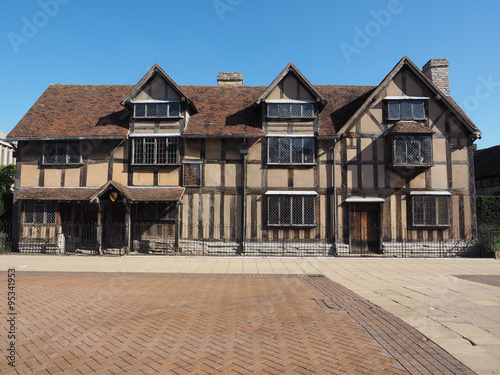 Shakespeare birthplace in Stratford upon Avon photo