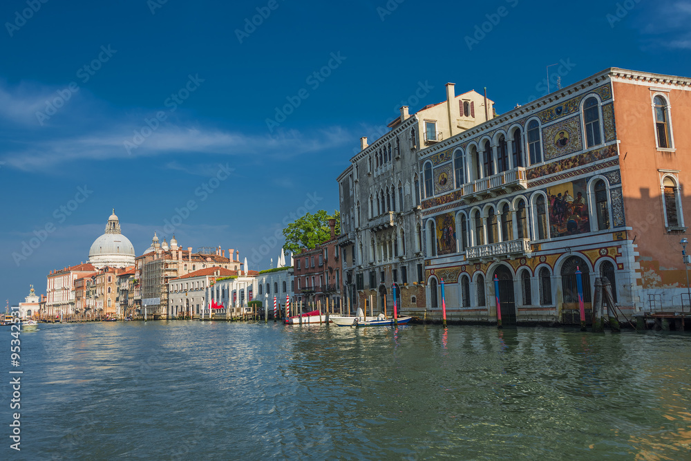 View at Basilica di Santa Maria della Salute, Venice, Italy