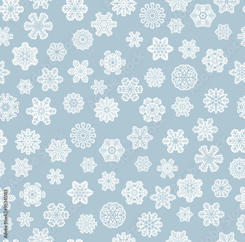 snow flakes background seamless